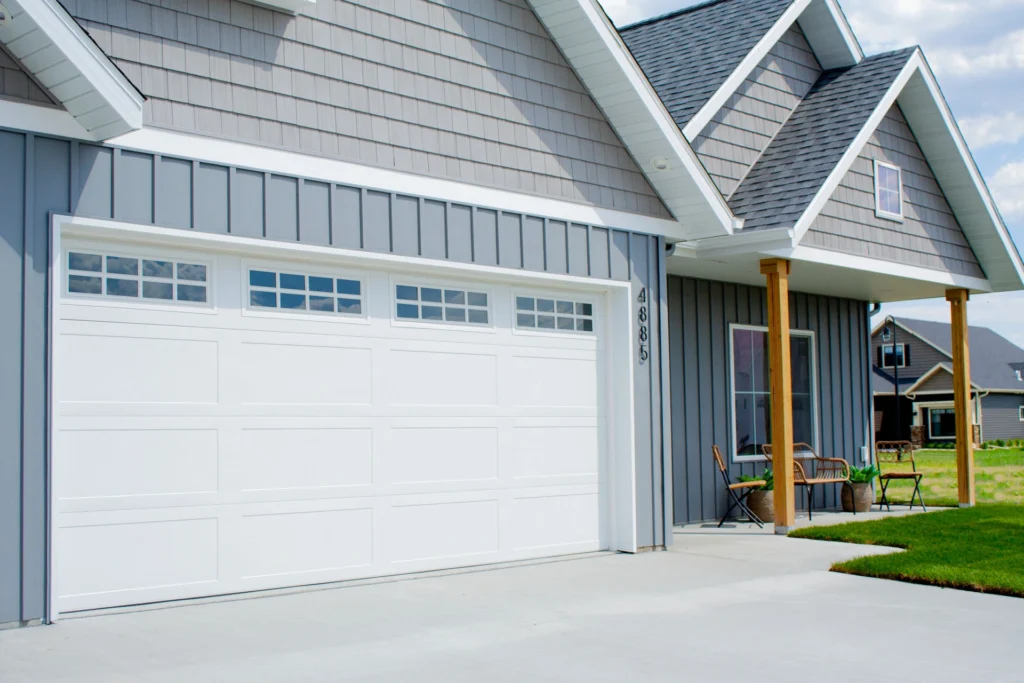 long panel garage doors