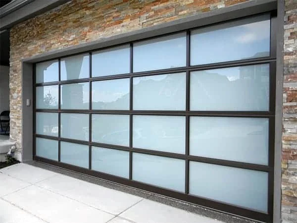 glass garage doors