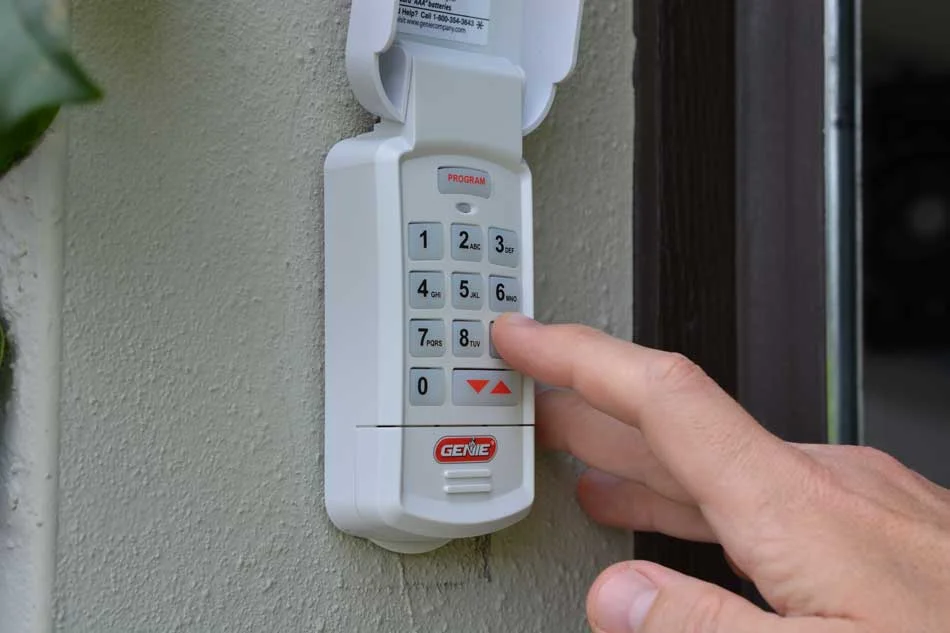 Garage Door Keypad Setup