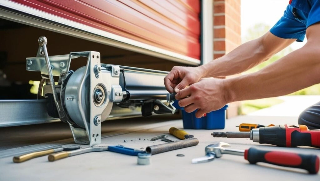 Noisy garage door