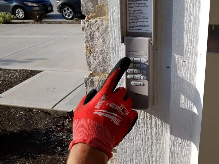 Garage Door Keypad Setup